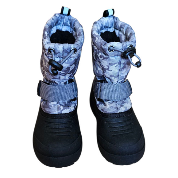 Northside Frosty Winter Boots Grey Camo Toddler Size 9 - Picture 3 of 9